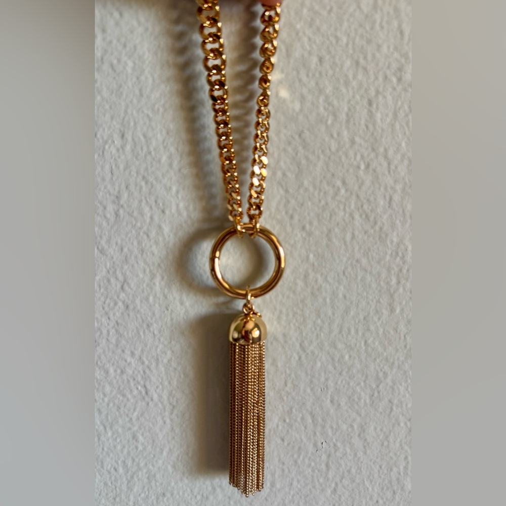 Madewell Gold Tassel Bag Charm